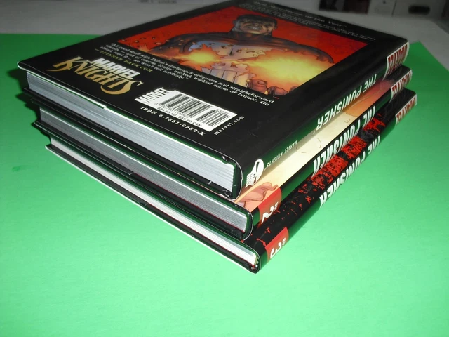 The Punisher vol 1 2 3 Hardcover all 1st print GREAT COND! Marvel Knights Ennis 11