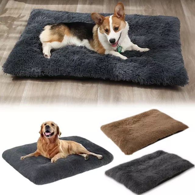 Super Soft Large Pet Dog Bed Mattress Puppy Sleeping Kennel Mat Pad Bed Cushion