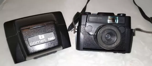 COMET 235 NK f55mm 1:8  Macchina fotografica analogica vintage con custodia