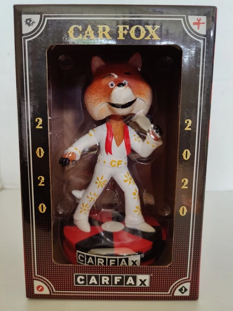 NIB EXCLUSIVE LAS Vegas CARFAX Car Fox Bobblehead 2020 Elvis 7” X