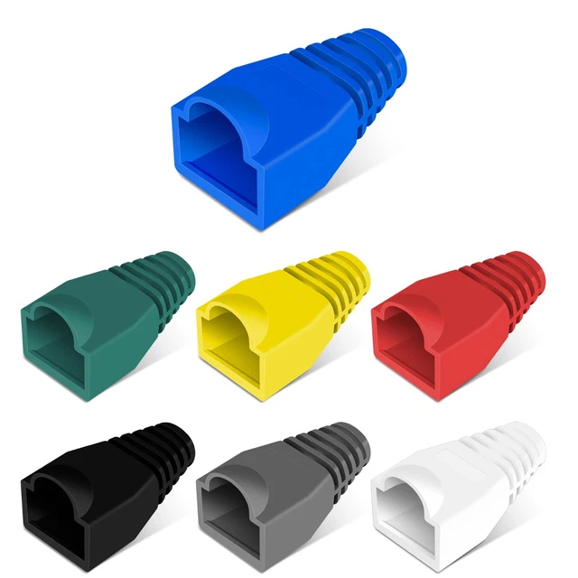 CAT6 CABLE Boot Rj45 Connector End Cap Strain Relief Plug