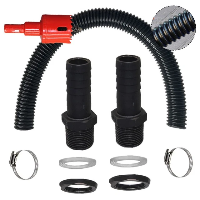 Kit 4 Pièces Raccords Tuyau Polaris - Émerillons D20 Et Écrous D15 Pour Nettoyeurs Piscine 280 380 180