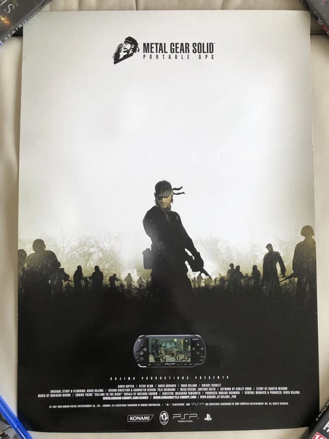 Metal Gear Solid Poster Gaming Poster Gaming Room Wall Décor Gift for