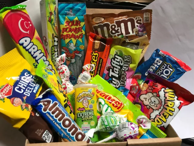 100 bonbons américains personnalisés USA bonbons Airheads Laffy NOËL