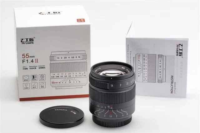 7artisans 1.4/55mm Black II f. M4/3 MFT (1679764189)