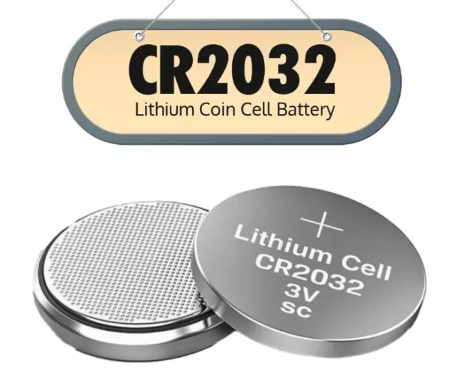 CR2032 Lithium Coin Cell 2032 3V Battery Car Key Fobs Toys Remote Genuine