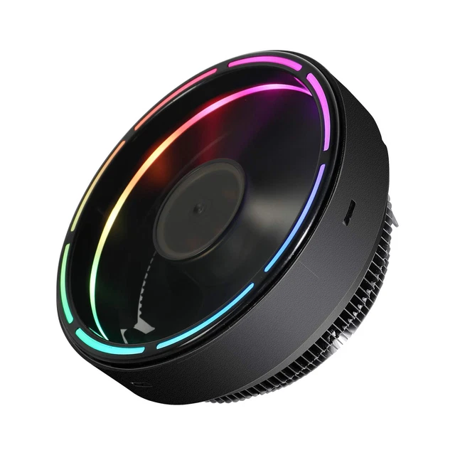 RGB CPU Cooler High Efficiency Performance Cooling Black Air Cooler Intel AMD AU