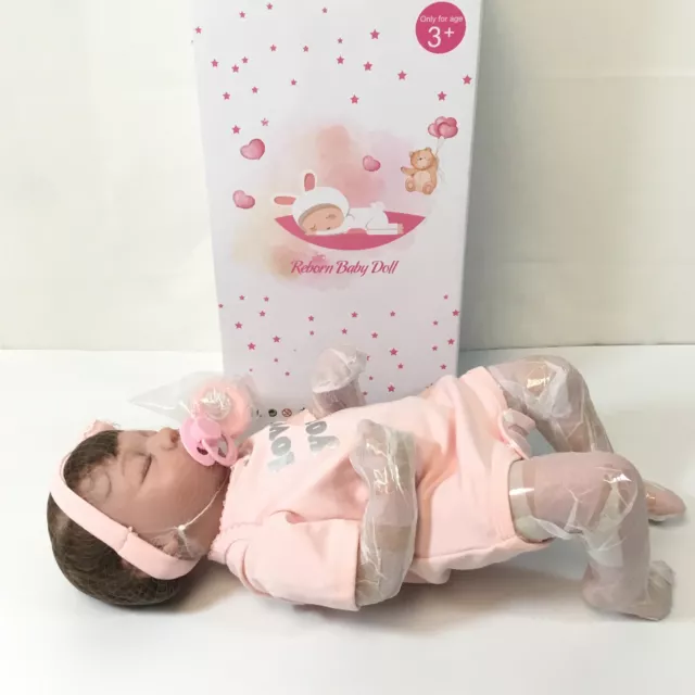 Dcolco Look Real For Kids 19 Inch Sleeping Girl Reborn Baby Doll Age 3+