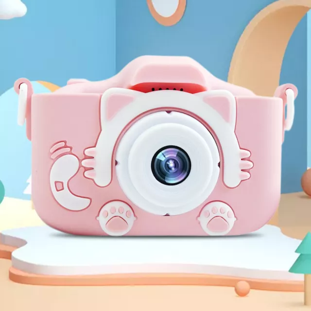 Cute Digital Camera 1080P Mini Kids Camcorder with Silicone Cover Gifts for Kids
