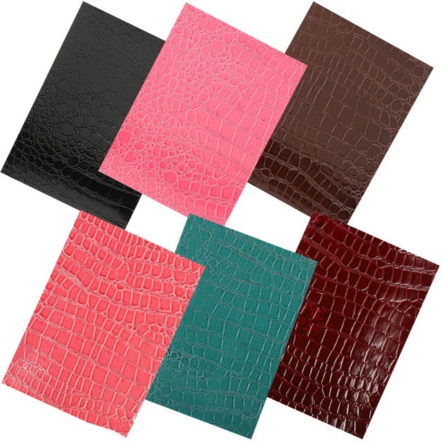 6 blätter Tragbare Crafting Leder Blätter Für Schmücken Schmuck Handwerk Freunde 10
