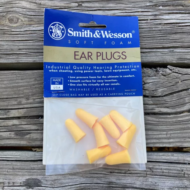 Smith & Wesson Tactical Shooting Safety Ear Plugs 4 Pack New
