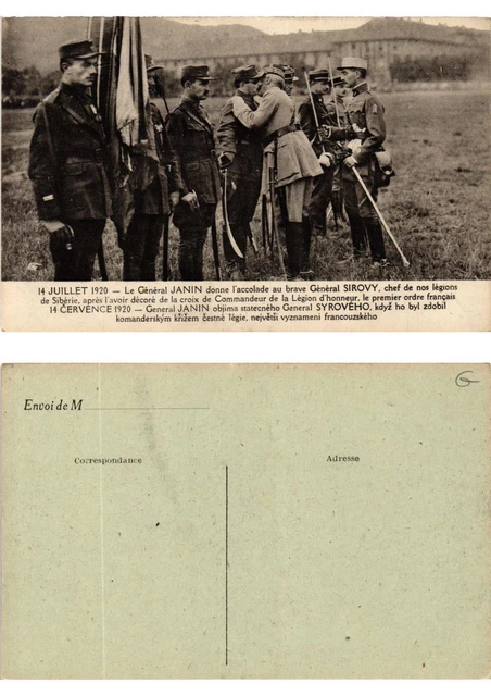 CPA AK Czechoslovakia - Military - General Janin - General Sirovy (694248)