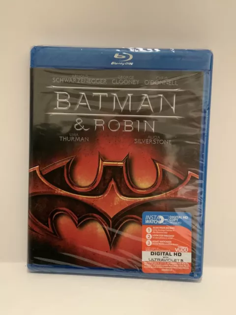 BATMAN & ROBIN BLU RAY DISC Arnold Schwarzenegger George Clooney SEALED NEW