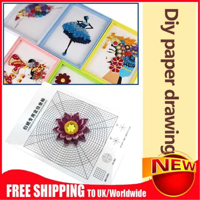Release Drawing Locating Paper Craft Quilled Setting for DIY Paper Handmade Tool