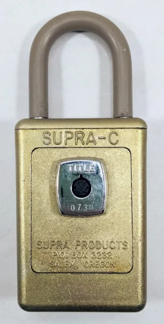 Vintage Supra C Realtor Lock Box Series 1, No Key
