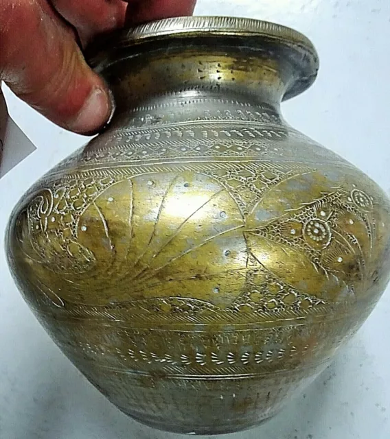 Vase Ancien En Bronze / Art Islamique / Asie Centrale Ouzbekistan