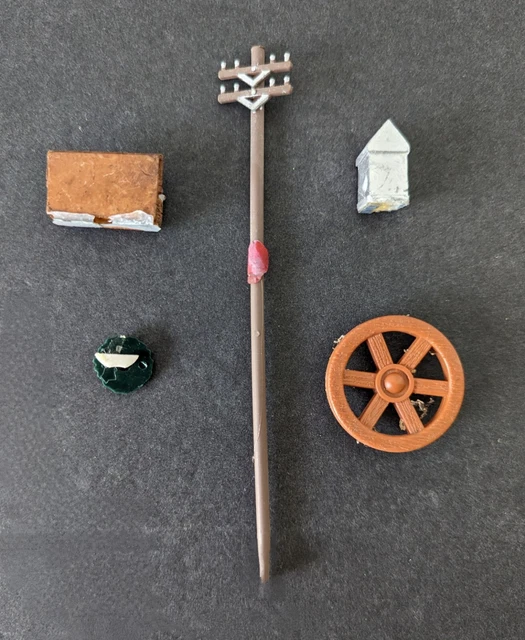 VINTAGE LEMAX CHRISTMAS Village Replacement Parts Al's Gas Station 5