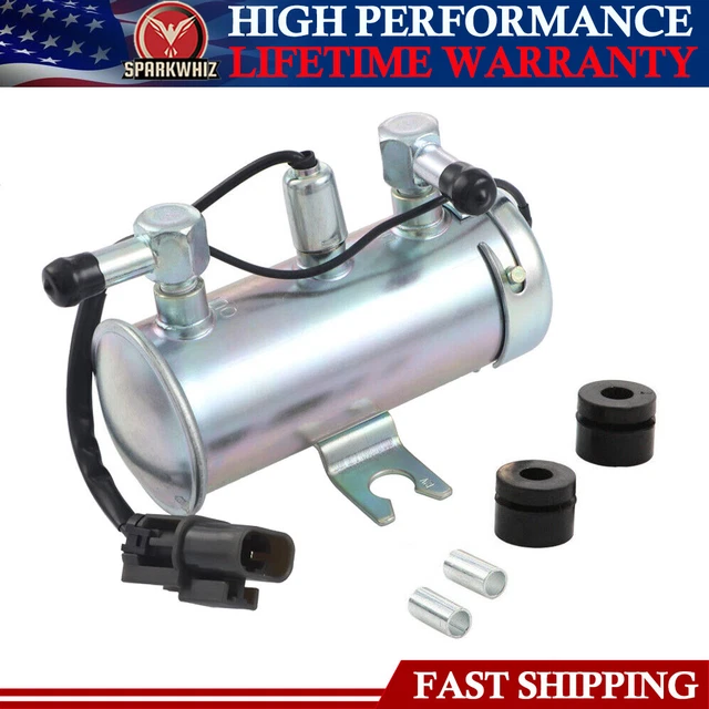 24V Electric Universal Petrol Diesel New Fuel Pump Facet Silver Style Tractor US