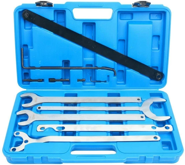 WATER PUMP FAN Clutch Removal Tool Pulley Holder Kit for Mercedes Benz