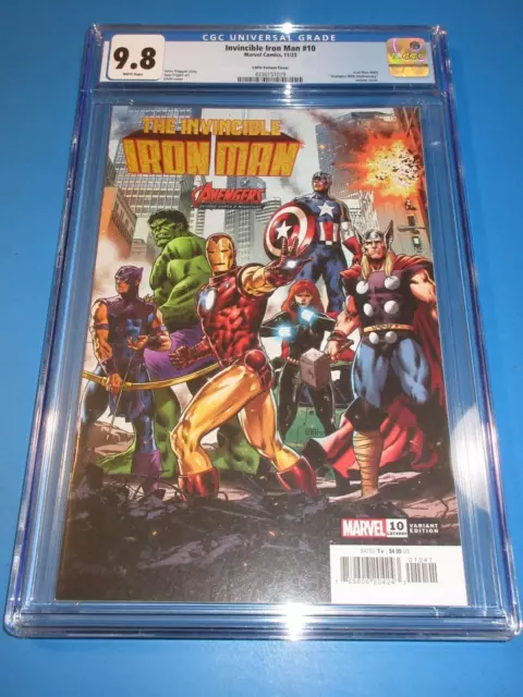 Invincible Iron Man #10 CAFU Avengers Movie Homage variant CGC 9.8 NM/M Gem Wow