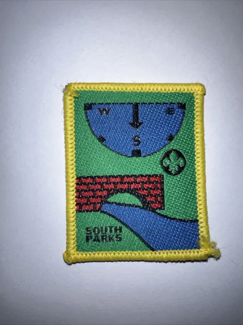 Boy Scout Badge, South Parks Scottish District Scout Patch Scouting Badge