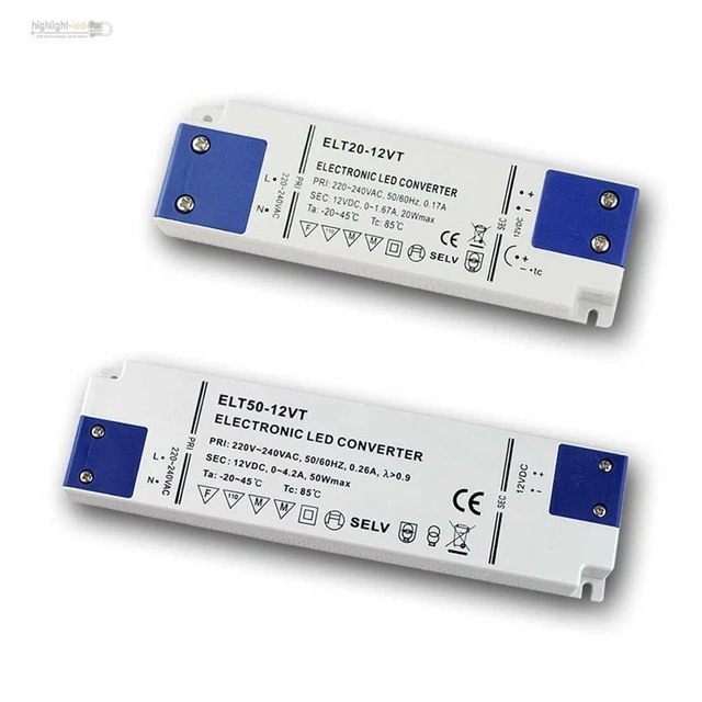 Controlador Led Impermeable 12v 20w Fuente De Alimentación E | Cuotas
