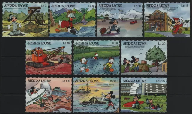 1990 Sierra Leone - Mi-No. 1406-1415 ** - MNH - Walt Disney