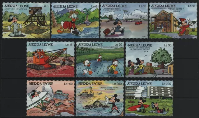 Sierra Leone 1990 - n. Michel 1406-1415 ** - nuovo di zecca - Walt Disney