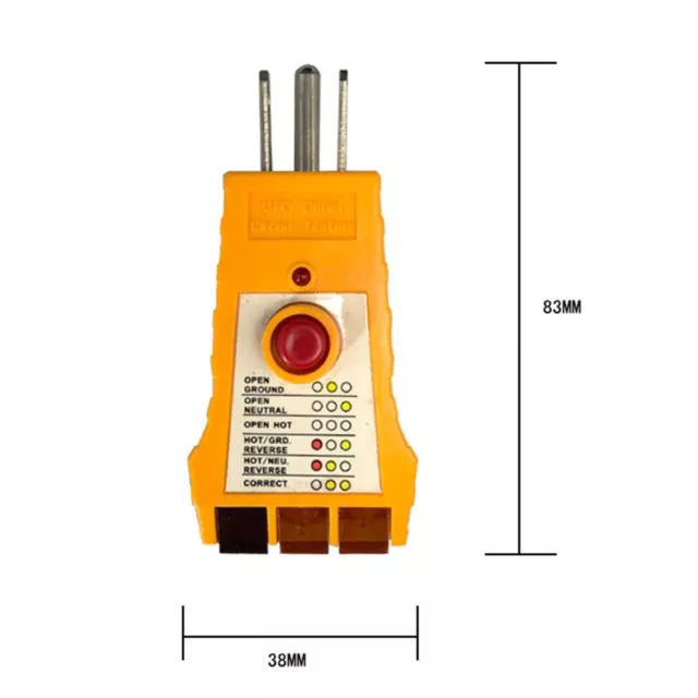 Détecteur de prise pratique pour une inspection de sécurité précise 110V 125