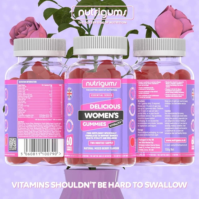 WOMEN'S VITALITY MULTIVITAMINS + Probiotics Gummy Mixed Fruit Flavour