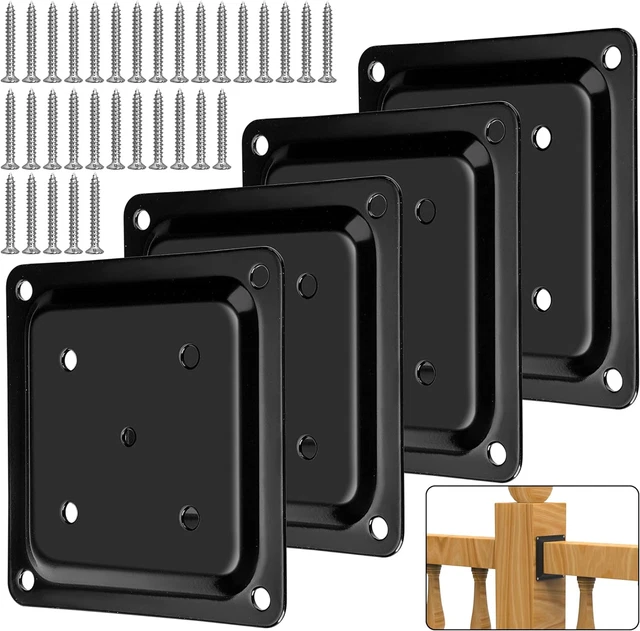 4 Pcs Wood Post Plate Connector 4X4