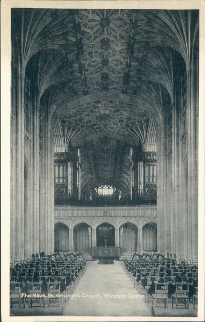 WINDSOR CASTLE ST george's chapel the nave £6.00 - PicClick UK