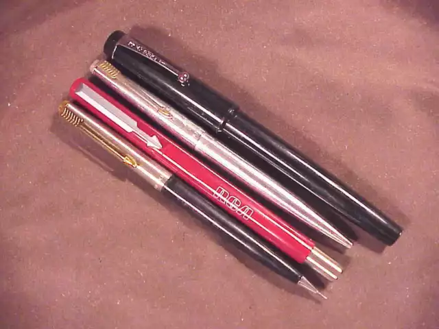 *Parker 4 Pc Lot, Incls 1 Fp, 2 Bp's, 1 Mech Pencil, Various Models, Great Cond.