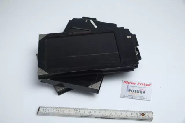 1 Planfilm Doppelkassette - Filmholder ca. 12 x 16 cm Nassplattenfotografie