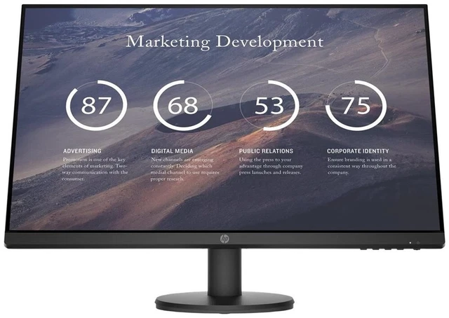 HP P27v G4  68.6 cm (27") 1920 x 1080 (Full HD) 5 ms 60 Hz (Monitor)