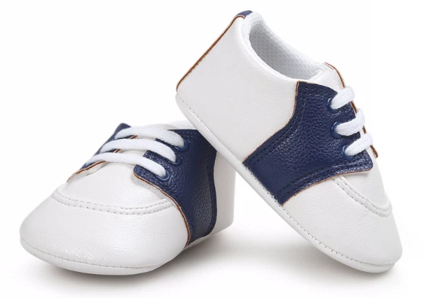 Baby Boy Navy Blue and White Oxford Saddle Shoes | Baby Saddle Shoes | Baby Girl