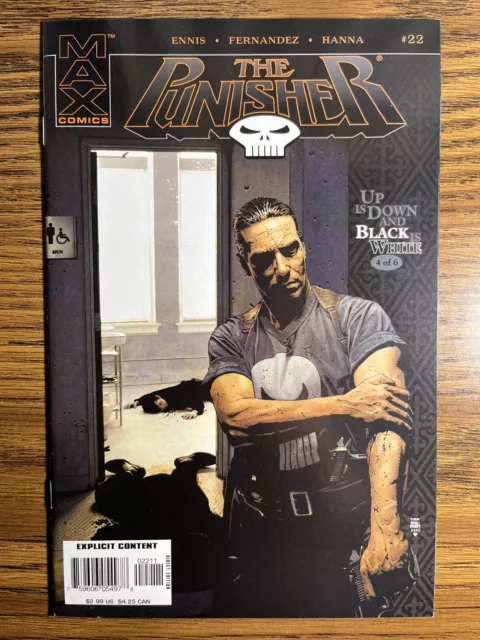Punisher 22 Nm Timothy Bradstreet Cover Marvel Max Comics 2005￼