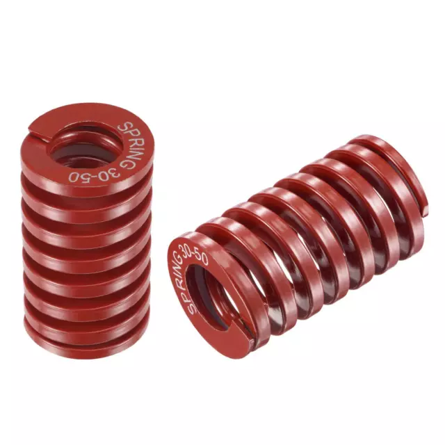 Compressione Stampo Matrice Molla,30mm x 50mm 65Mn 1765N Capacità Rosso 2pz