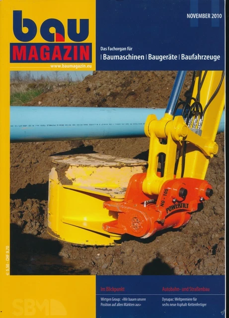 Baumagazin - Fachorgan für Baumaschinen - November 2010