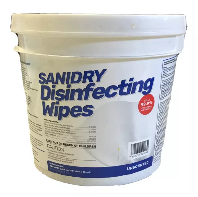 Rosmar Disinfecting Wipes Bucket 300 Container