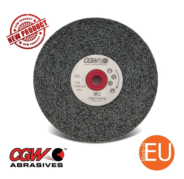 CGW 6 x 1 x 1 High Performance Multi Finishing Silicon Carbide Deburring Wheel
