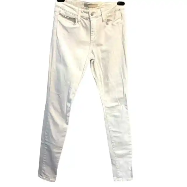 Joes Jeans Womens Size 26 White Skinny Stretch Mid Rise Cotton Soft Tencel