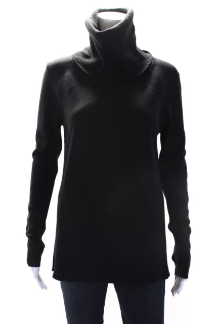 Lululemon Women's Turtleneck Long Sleeves Ribbed Pullover Sweater Black Size 6