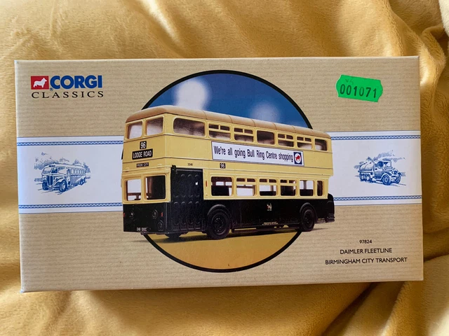 Corgi Classics 1/50 Daimler Fleetline Birmingham City Transport Bus 97824 Corgi Classics 1/50 Daimler Fleetline Birmingham City Transport Bus 97824