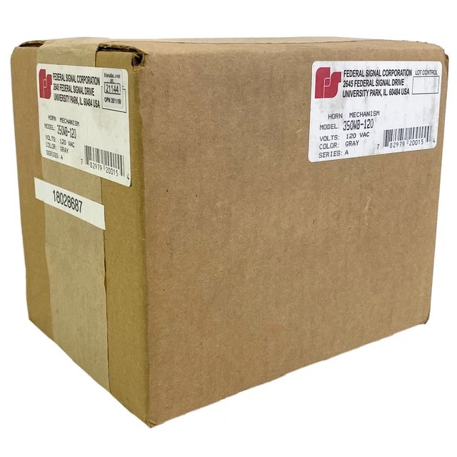 Federal Signal Corporation 350WB-120 Grigio Clacson Meccanismo 120VAC Ser A USA