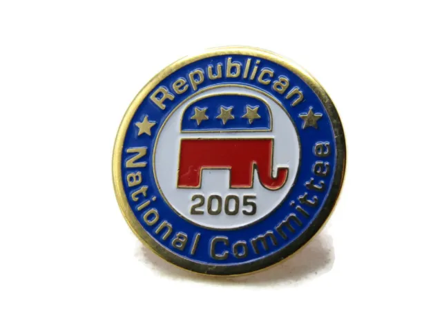 Repubblicano National Committee 2005 Pin Blu & Color Oro