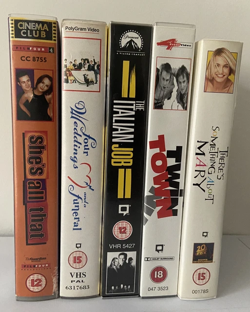 5x VHS Video -  Bundle Job Lot Various