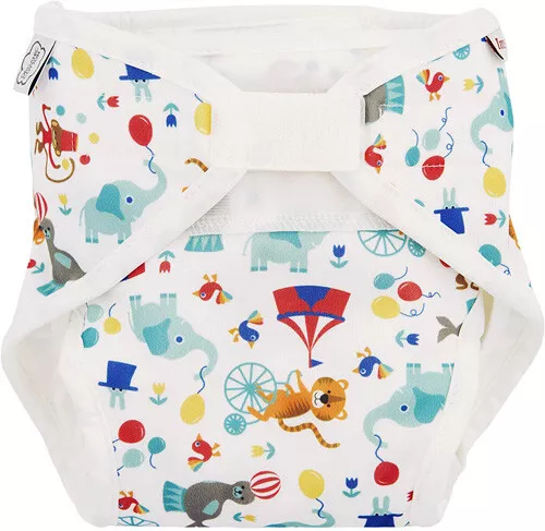 ImseVimse Organic All in One Reusable Cloth Diaper (Circus, M 17-24 lbs)