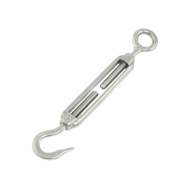 5"-7" Longueur En Acier Inoxydable 304 Eye Câble Crochet Fin Tour Boucle