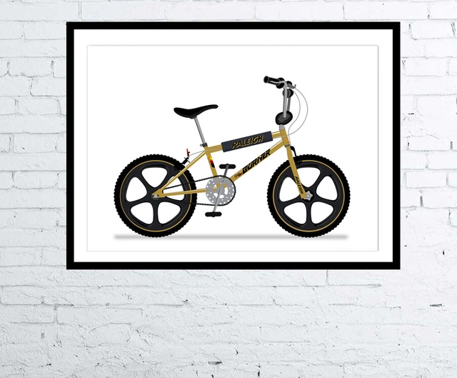 RALEIGH BURNER POP Art Retro Drawing A4/A3 Poster £10.00 PicClick UK